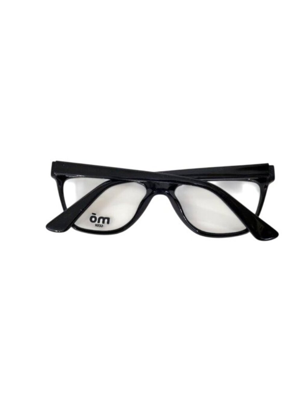 Mo Eyewear Eyeglass Frames MO Geek 33A Black Stripe New - Picture 2 of 6
